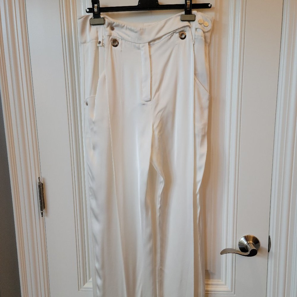 Anthony Vaccarello (YSL) Satin Pants NWT